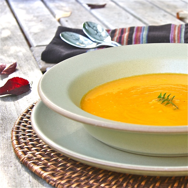 Cider-Spiced Sweet Potato Soup : The Wimpy Vegetarian