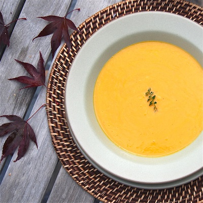 Cider-Spiced Sweet Potato Soup: The Wimpy Vegetarian