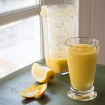 Orange mango ginger smoothie