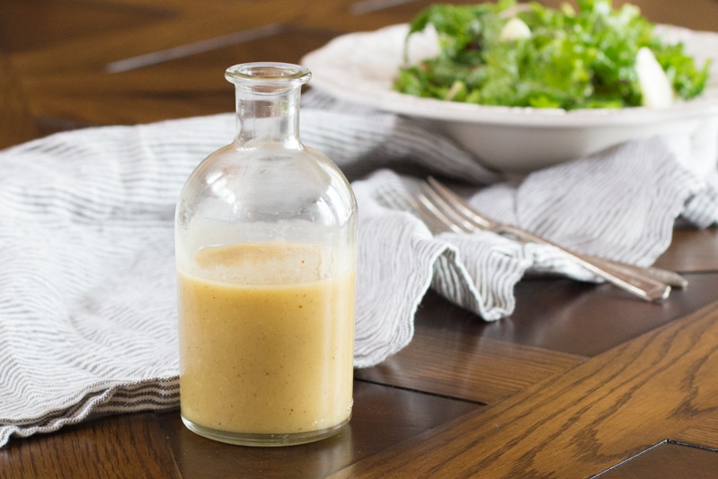 champagne pear vinaigrette dressing recipe 10-Minute Pear Vinaigrette for a Fall Harvest Salad
