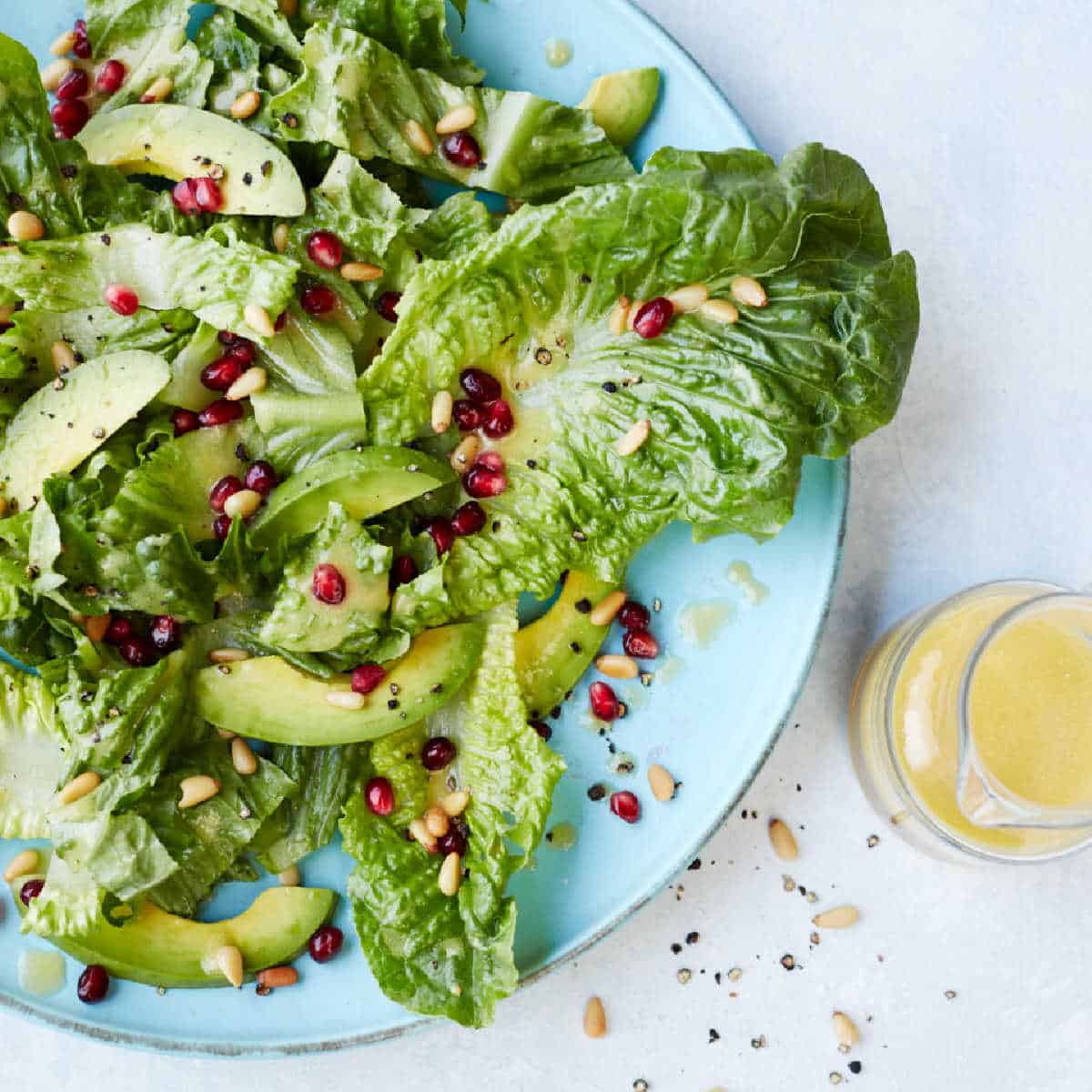 Lemony Romaine and Avocado Salad